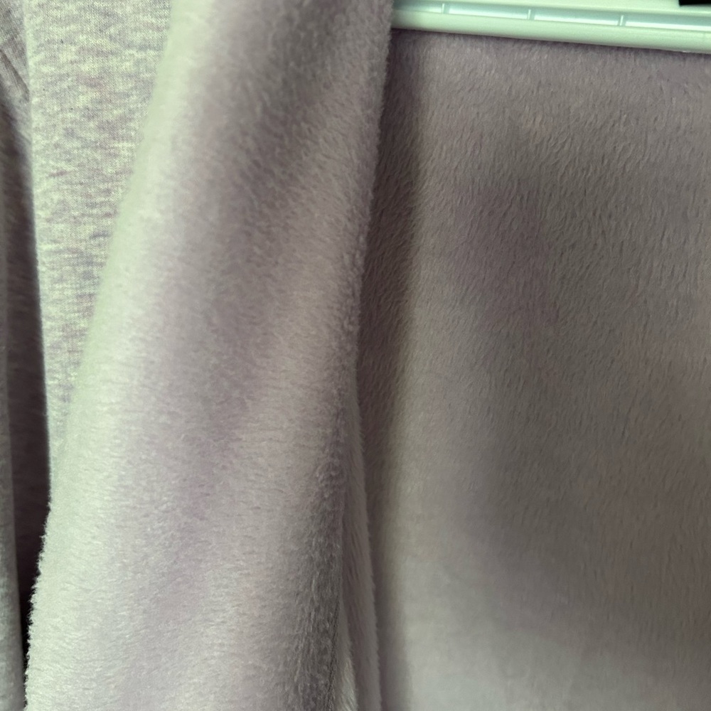 Kirkland Cozy Fleece Lined Robe Light Purple Warm Loungewear - Picture 11 of 11